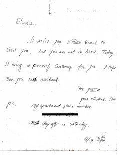A Note from Tom